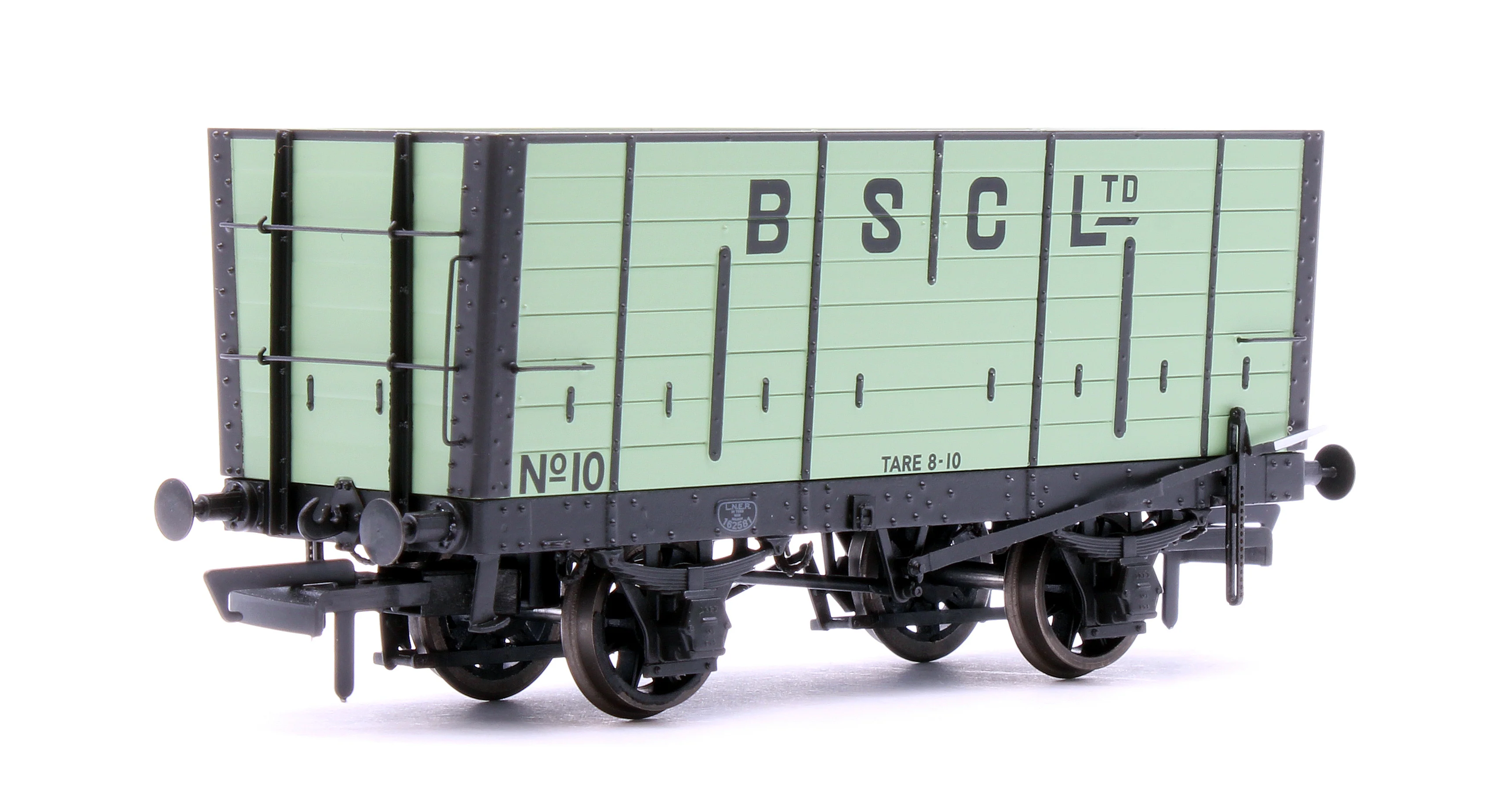 ACC2833 NER 20t Hopper - BSC (Internal User) Hopper - Pale Green, with black ironwork - Triple Pack - Image 3