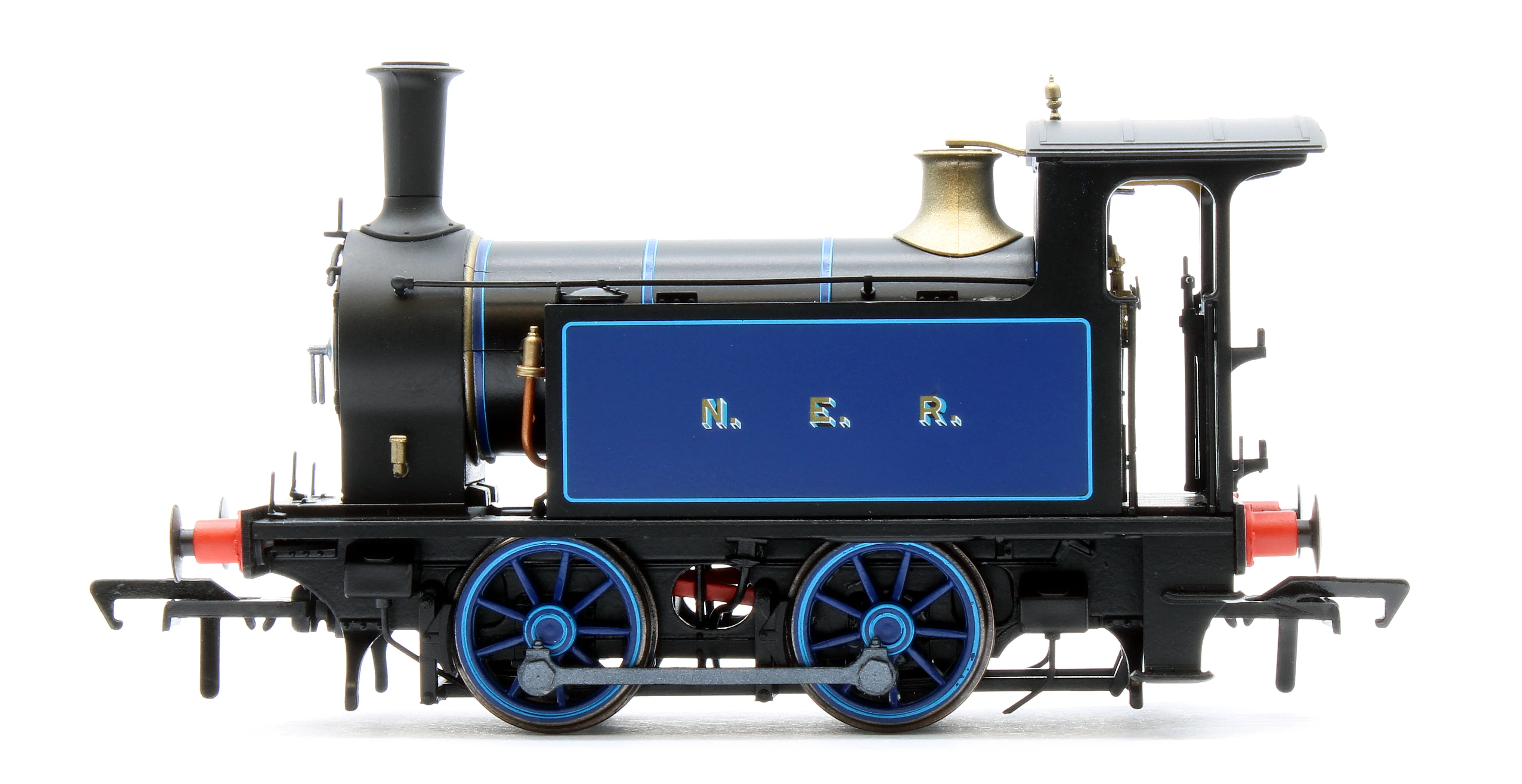 932510 NER H Class No.898 NER Blue 0-4-0T Steam Locomotive (DCC Sound) - Image 6