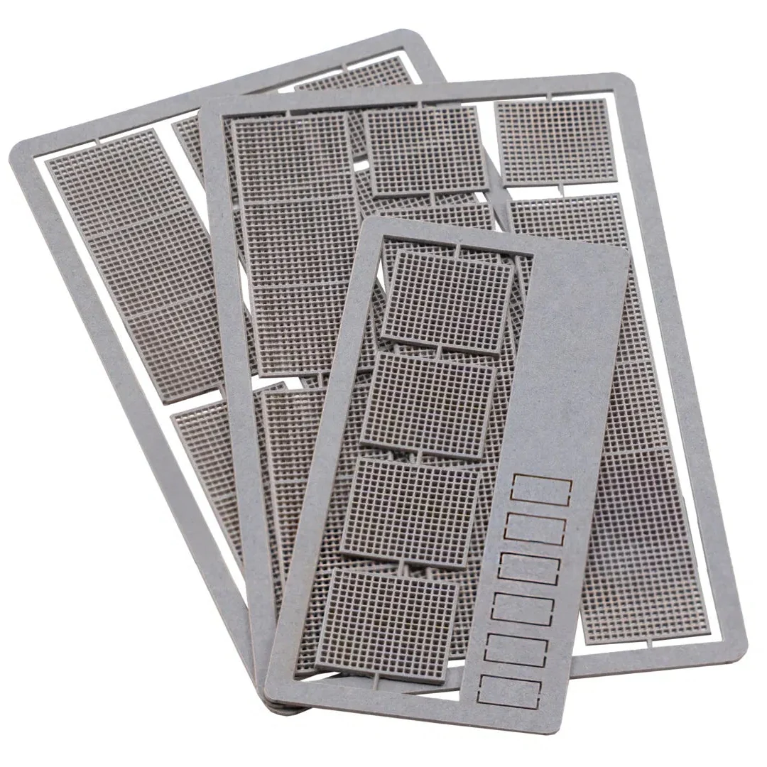 N14698 Step Grid Grey Laser Cut Minis Kit - N Scale