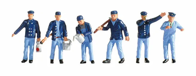 N15282 Locomotive Drivers (3) and Shunters (3) Figure Set