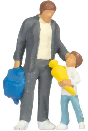 N15415 First Day at School (6) Figure Set - Image 5