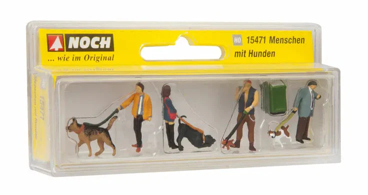 N15471 Dog Walkers (4) Figure Set - Image 2