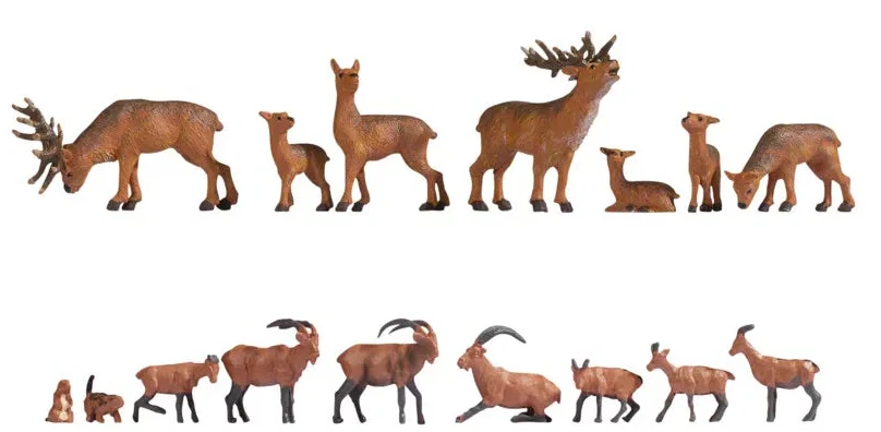 N16053 Wild Animals (45) Mega Economy Figure Set - Image 2