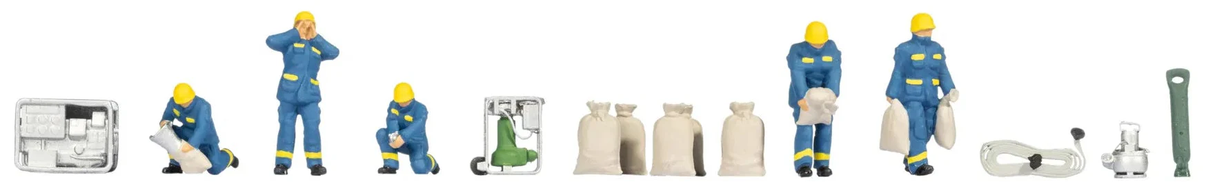 N16258 THW Flood Relief Operation Themed Figure Set