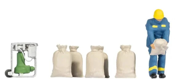N16258 THW Flood Relief Operation Themed Figure Set - Image 3