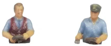 N35215 Electric Loco Drivers w/o Legs (6) 3D Master Figure Set - Image 2