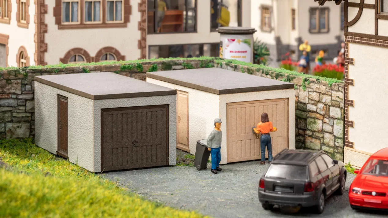 N14319 Prefab Garages (2) Laser Cut Minis Kit - Image 2