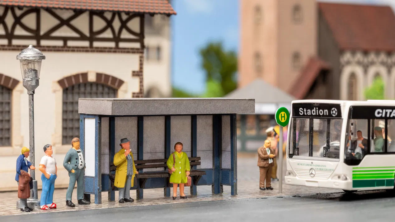 N14390 Bus Stop Laser Cut Minis Kit - Image 2