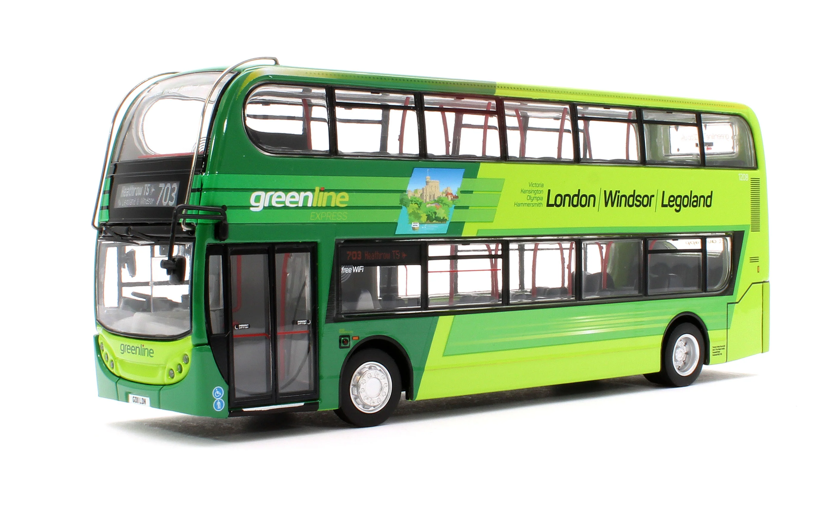 UK6206 Alexander Dennis Enviro400 - Reading Buses Green Express (1208 – GO11 LDN)