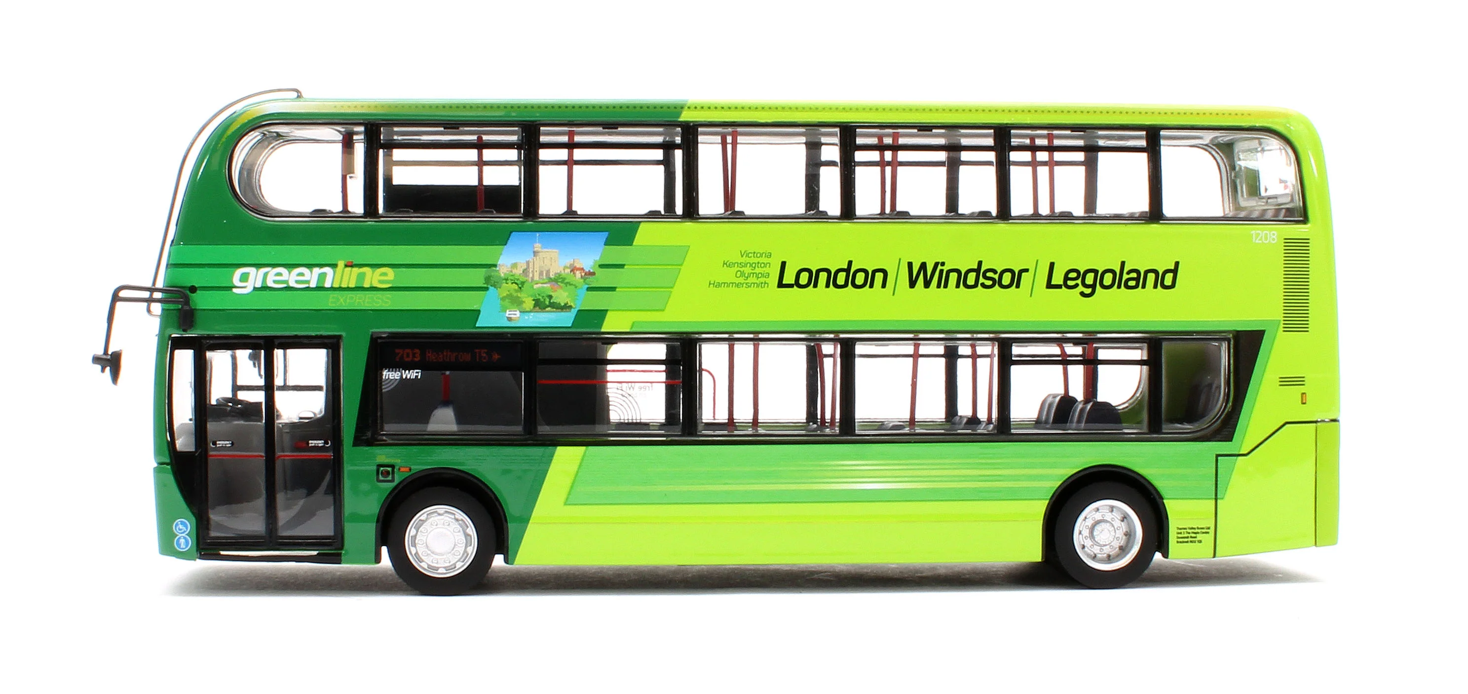 UK6206 Alexander Dennis Enviro400 - Reading Buses Green Express (1208 – GO11 LDN) - Image 2