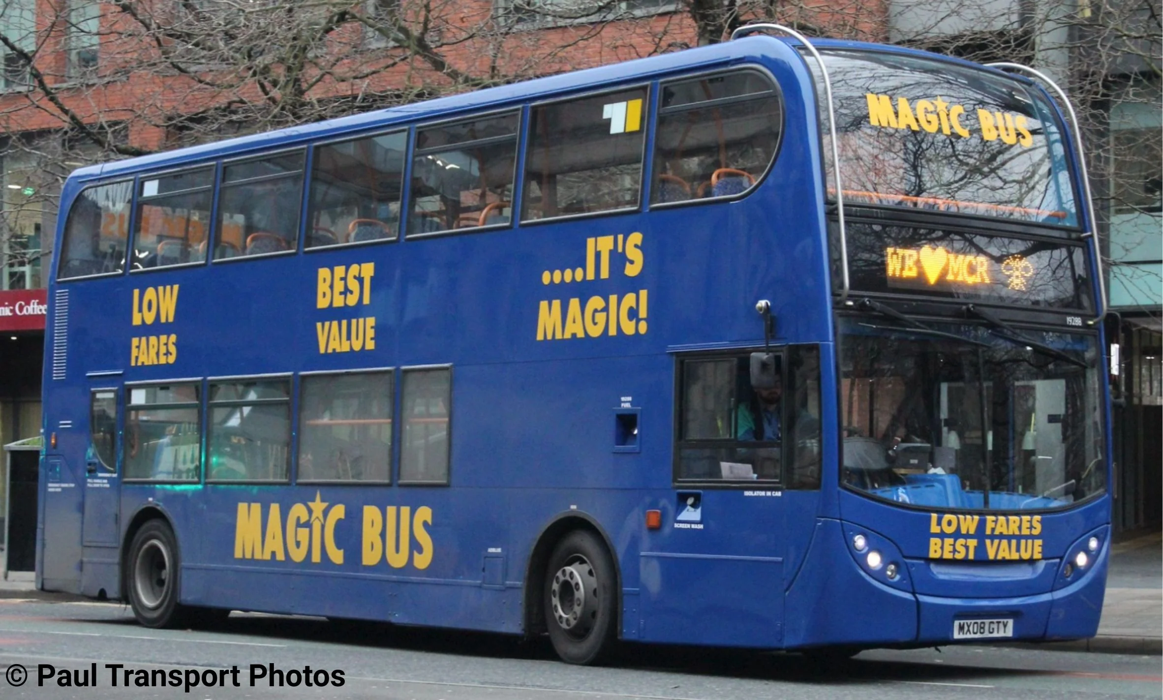 UK6210 Alexander Dennis Enviro400 Magic Bus (19288 - MX08 GTY)