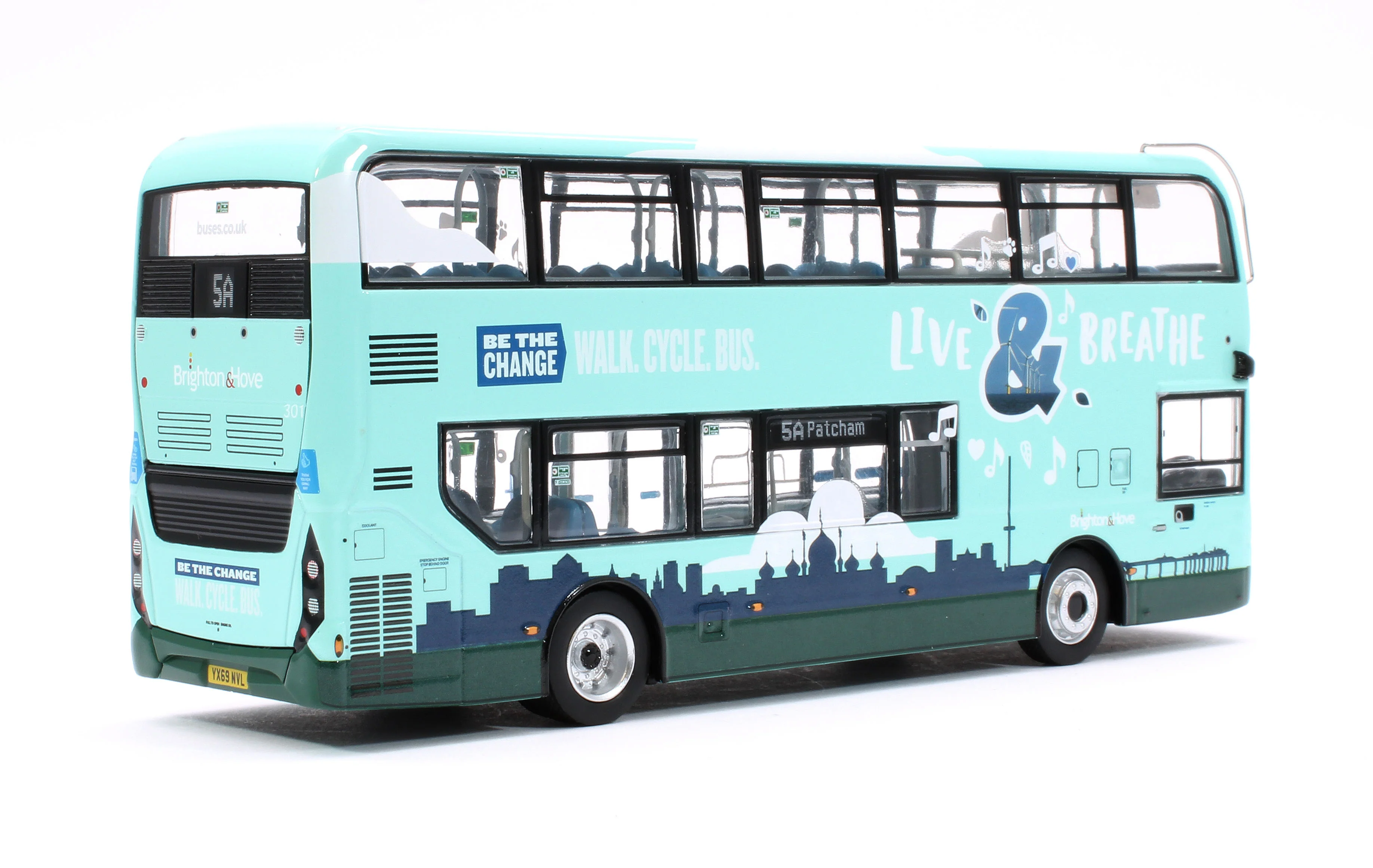 UK6533 ADL Enviro 400 - Brighton and Hove (301 – YX69 NVL) - Image 3