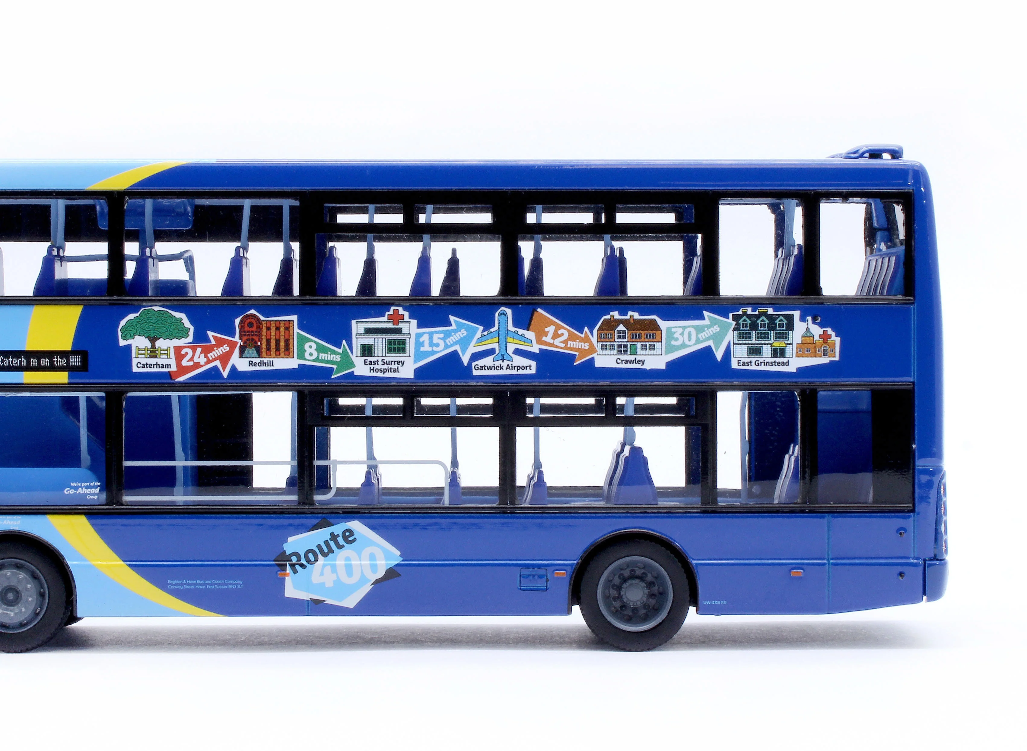 UK9503 Scania OmniCity Double Decker Metrobus (6958 - YP09 HWD) - Image 5