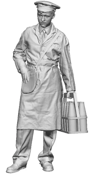 1360-076 OO Gauge Work & Industry Milkman