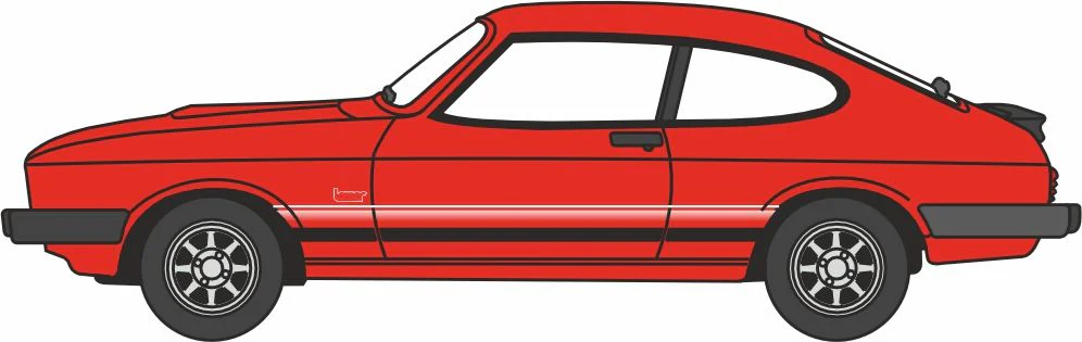 120CAP004 Ford Capri Mk3 Capri Sebring Red