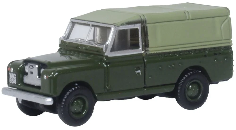 120LAN2011 Land Rover Series II LWB Canvas Bronze Green