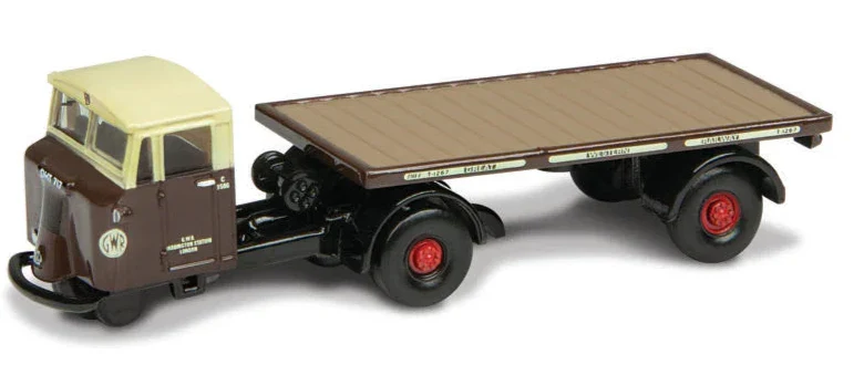 120MH003 Scammell Mechanical Horse Flat Trailer GWR