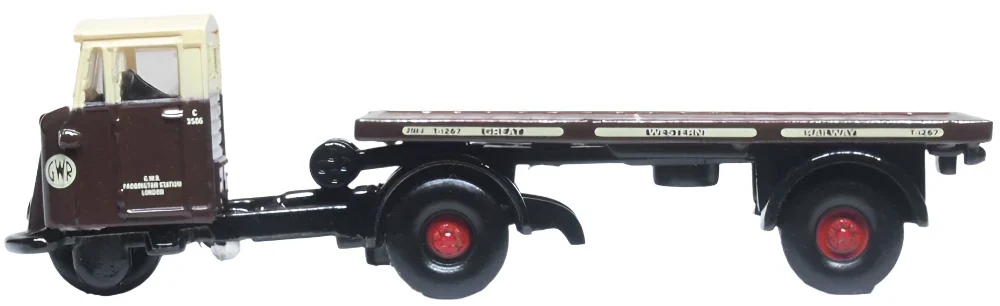 120MH003 Scammell Mechanical Horse Flat Trailer GWR - Image 3