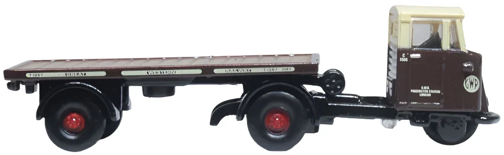 120MH003 Scammell Mechanical Horse Flat Trailer GWR - Image 4