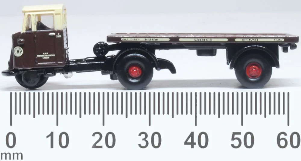 120MH003 Scammell Mechanical Horse Flat Trailer GWR - Image 6