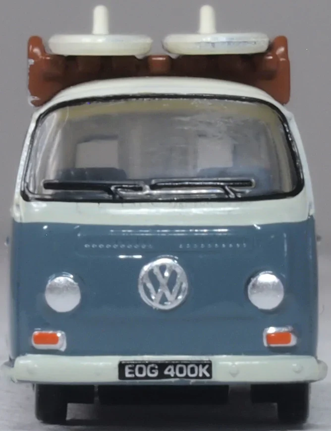 120VW003 VW Bay Window T2 Bus/Surfboards Fiord Blue/Arcona White - Image 4