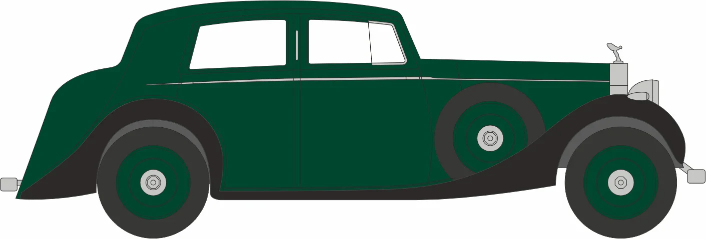 43R25002 Rolls Royce 25/30 Thrupp & Maberley Green / Black - Image 10