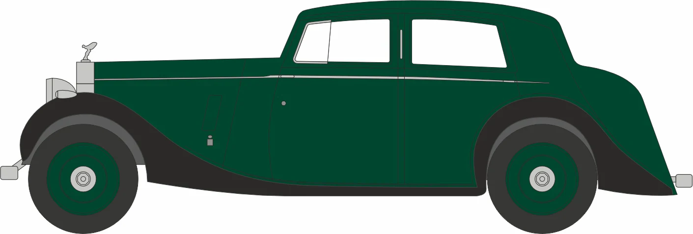 43R25002 Rolls Royce 25/30 Thrupp & Maberley Green / Black - Image 11