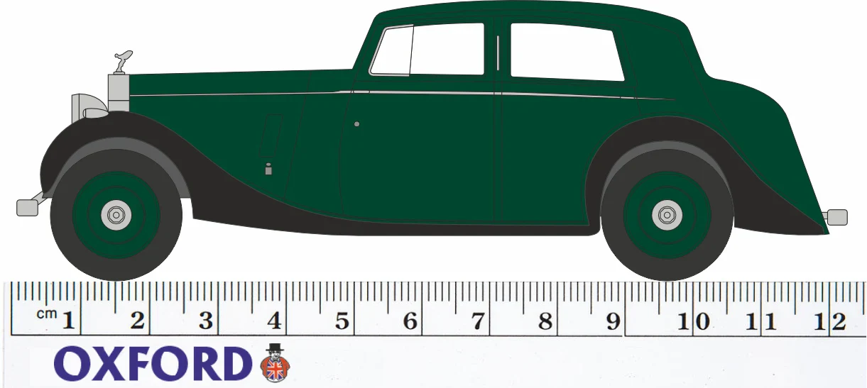 43R25002 Rolls Royce 25/30 Thrupp & Maberley Green / Black - Image 7