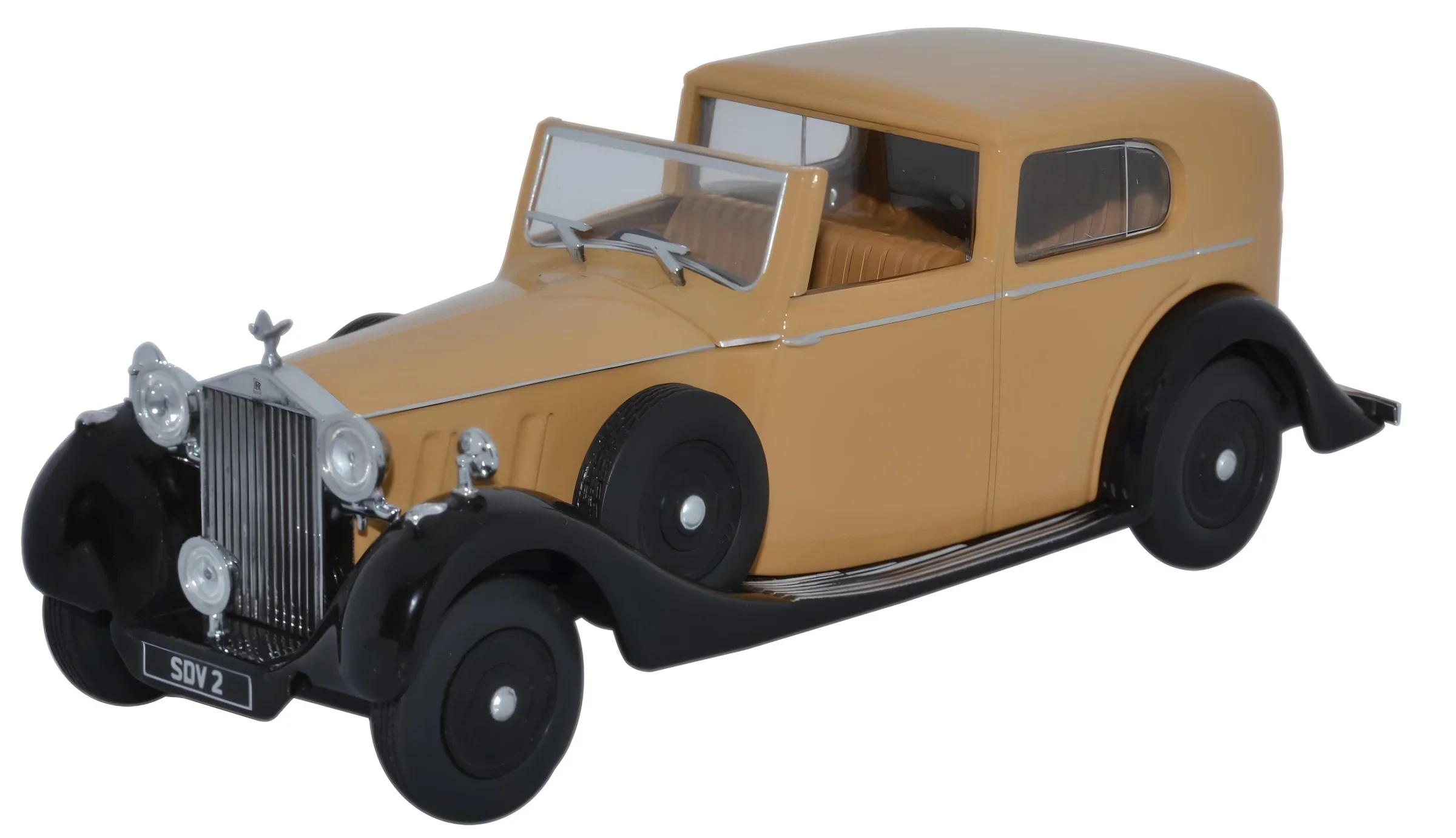43RRP3002 Rolls Royce Phantom III SdV HJ Mulliner Fawn/Black
