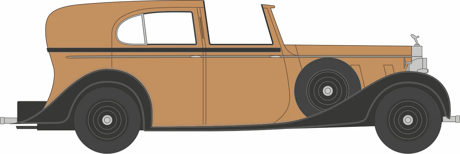 43RRP3002 Rolls Royce Phantom III SdV HJ Mulliner Fawn/Black - Image 5