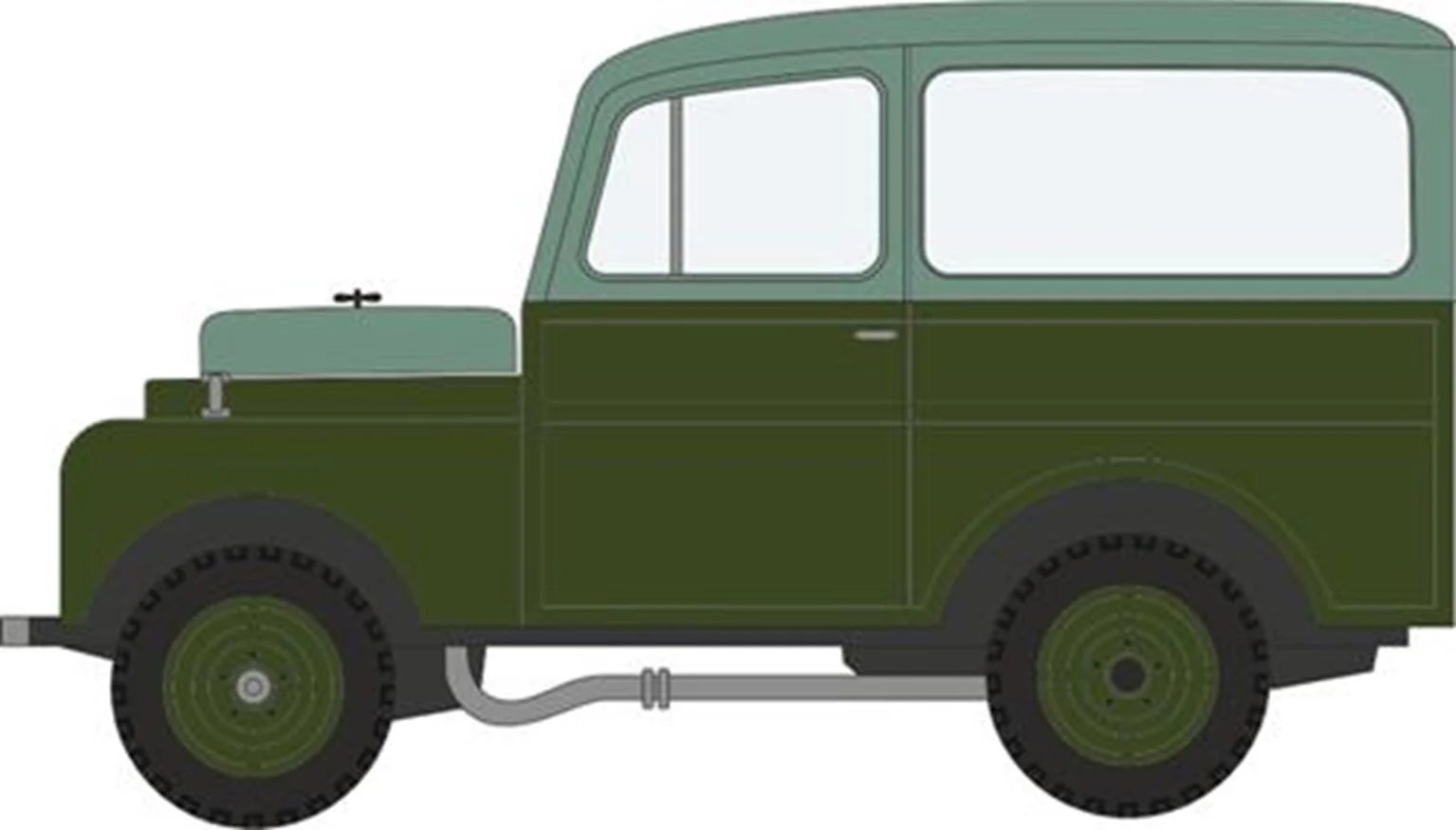 43TIC001 Land Rover Tickford Two Tone Green - Image 2