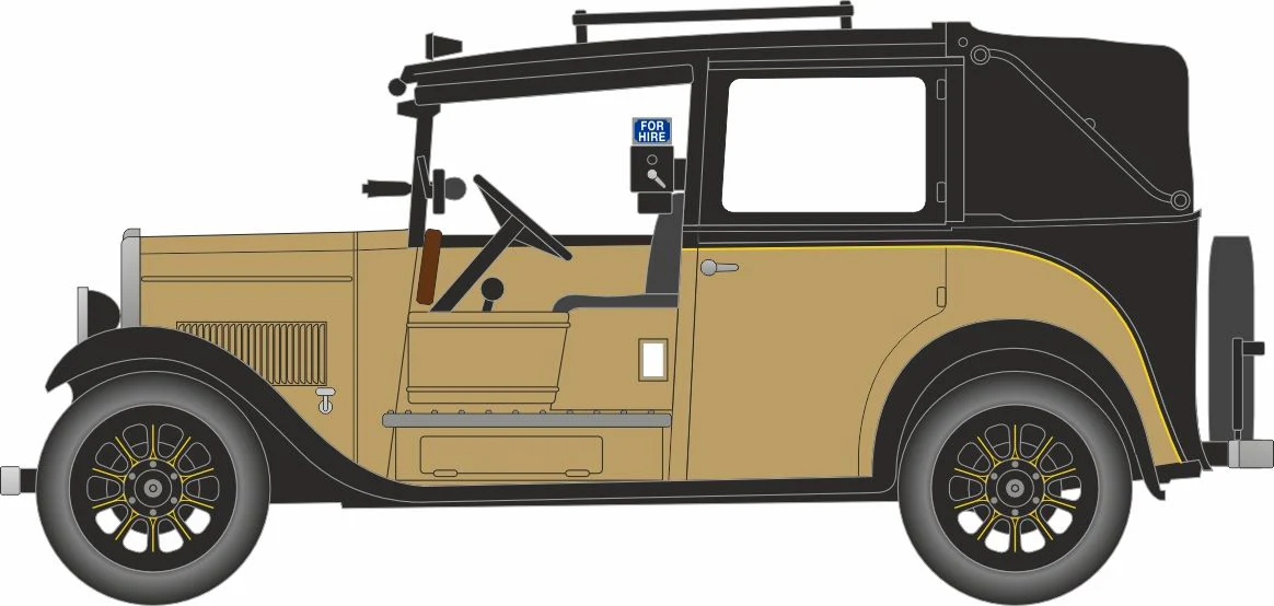 76AT007 Austin Low Loader Taxi Fawn