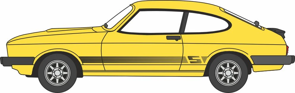 76CAP011 Ford Capri MkIII Jasmine Yellow