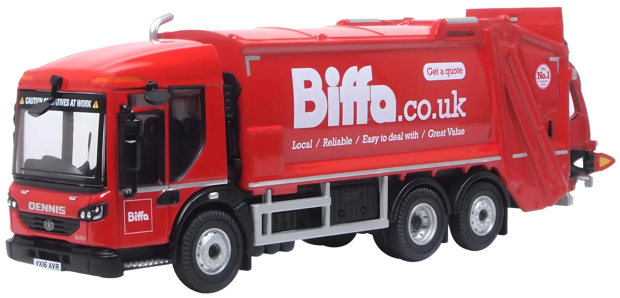 76DE001 Dennis Eagle Olympus Refuse Truck Biffa