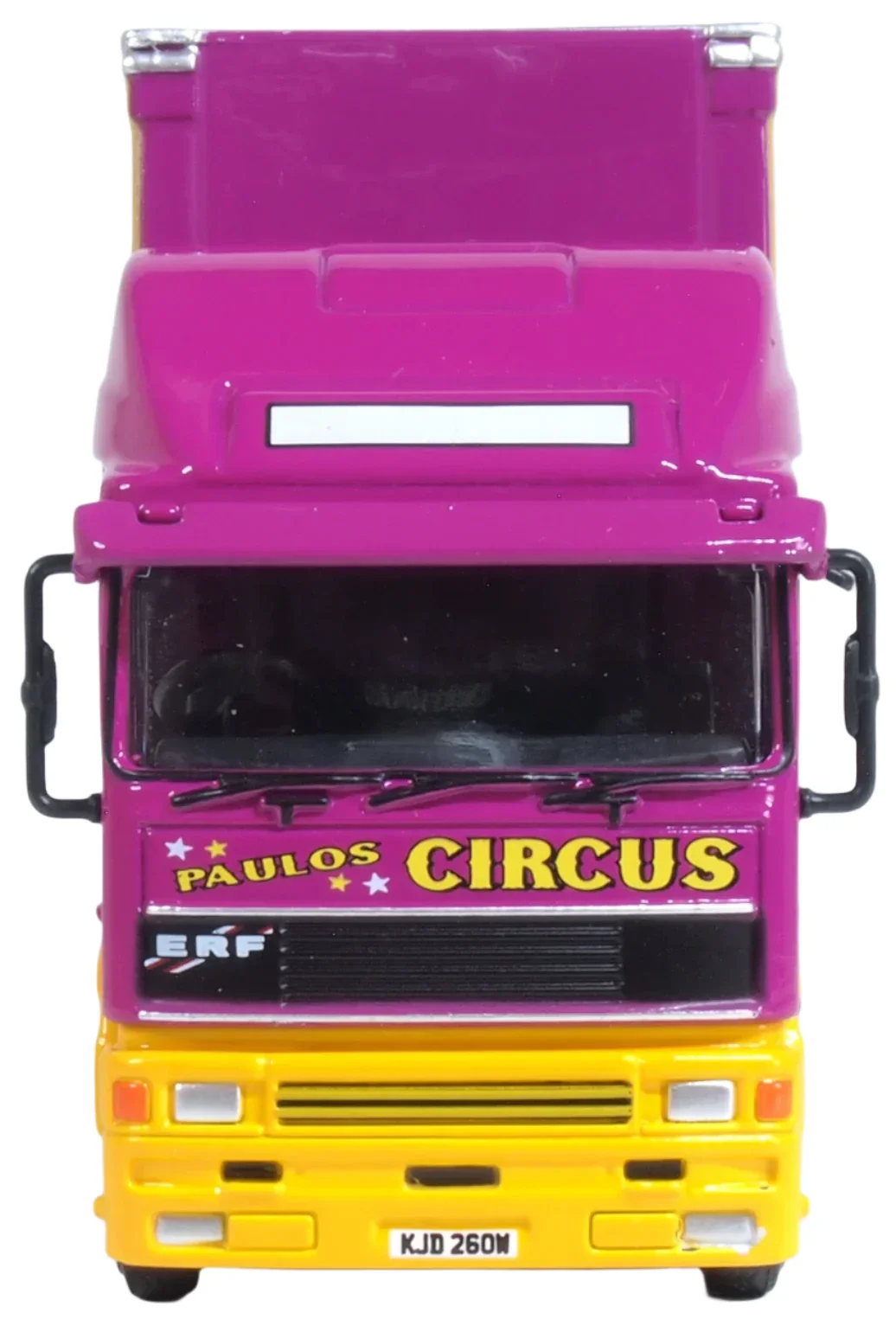 76EC005 ERF EC14 Olympic Curtains Box Trailer Paulos Circus - Image 2