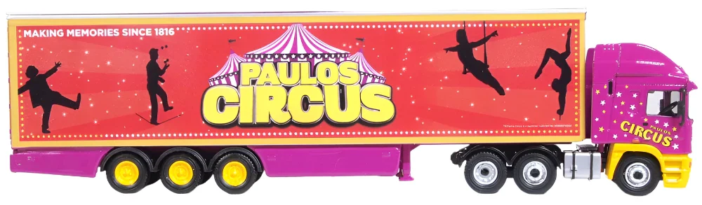 76EC005 ERF EC14 Olympic Curtains Box Trailer Paulos Circus - Image 4
