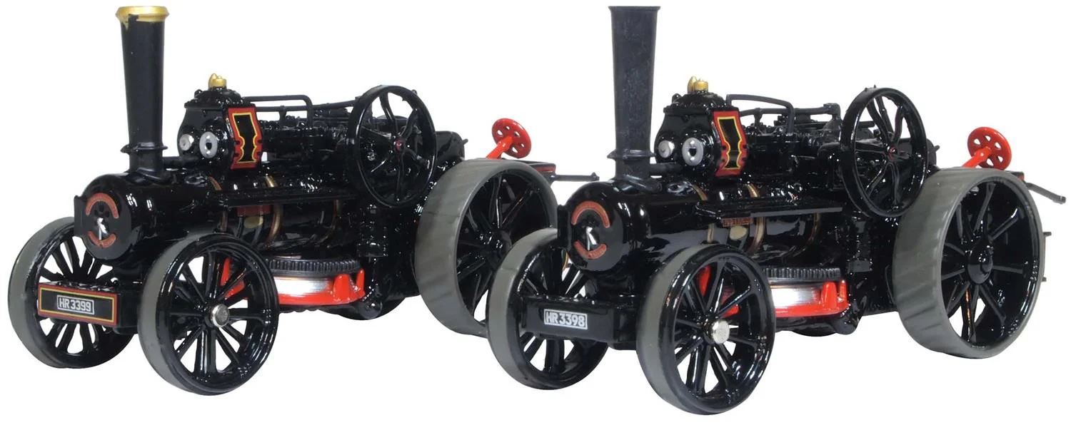 76FBB006 Fowler BB1 Ploughing Engine x 2 Master & Mistress