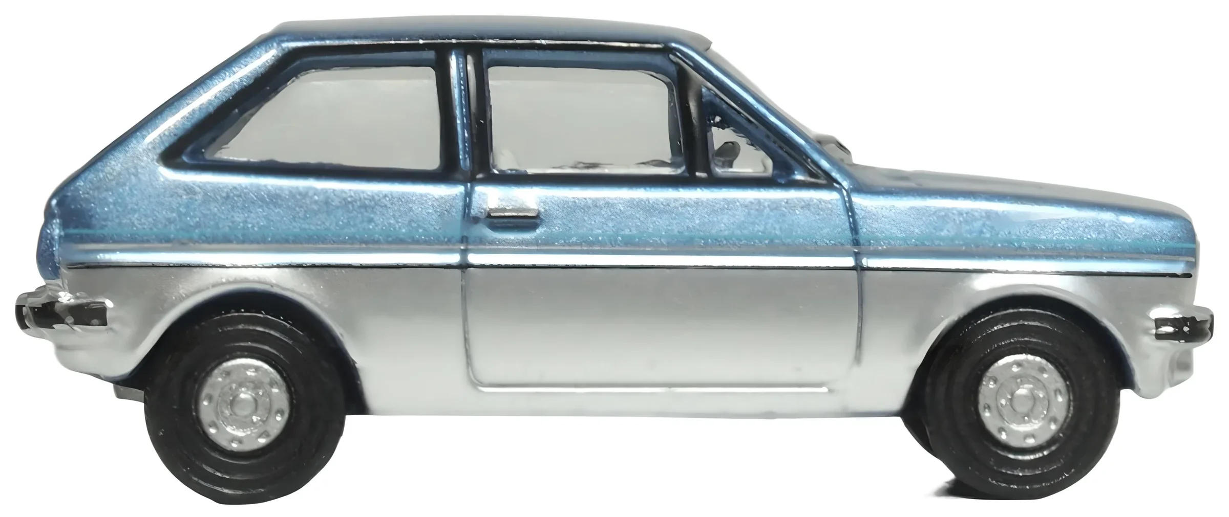 76FF007 Ford Fiesta MkI Titan Blue/Strato Silver - Image 4