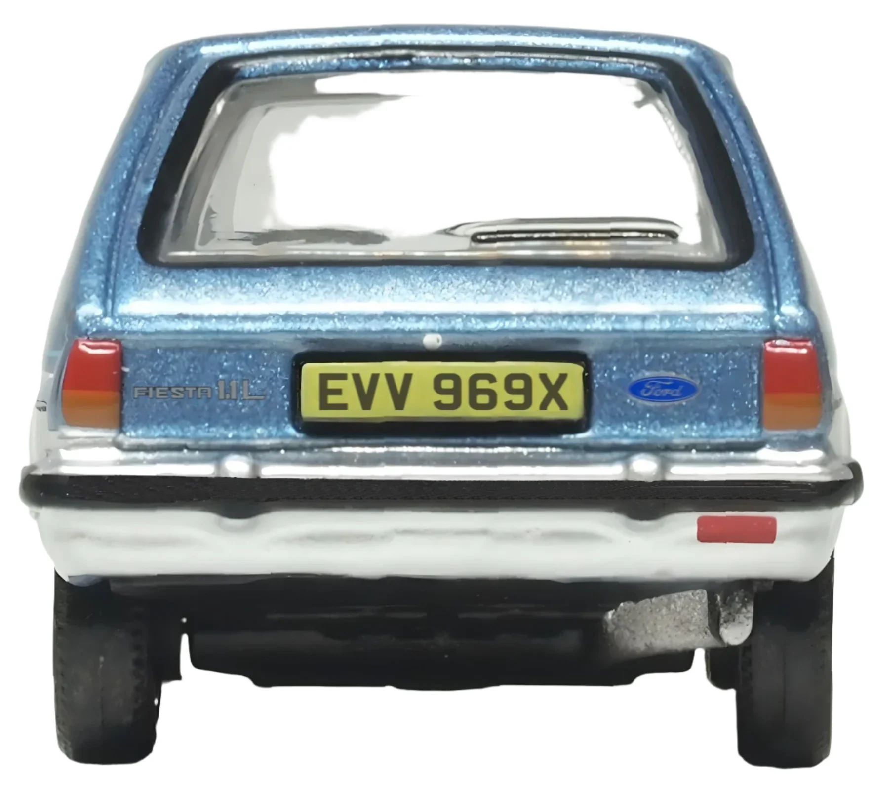 76FF007 Ford Fiesta MkI Titan Blue/Strato Silver - Image 5