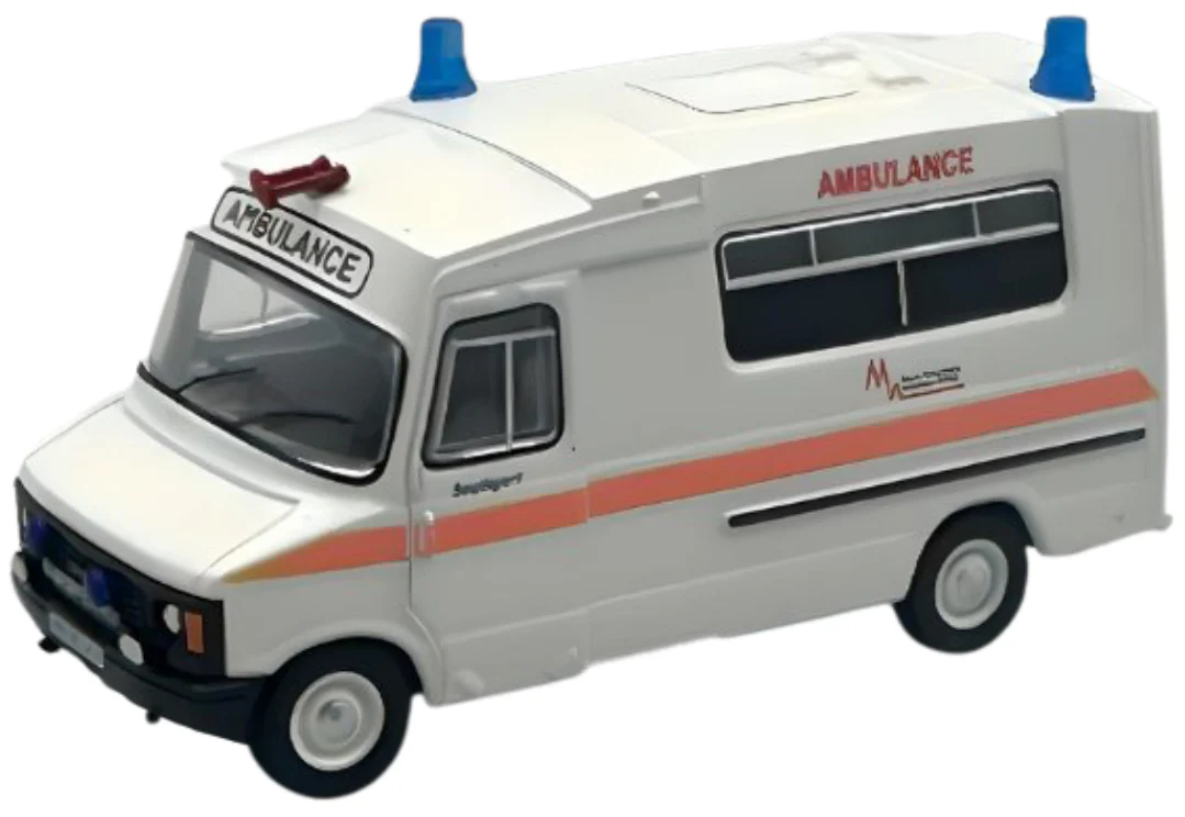 76HAN001 Bedford CF Hanlon Ambulance Merseyside Ambulance Service