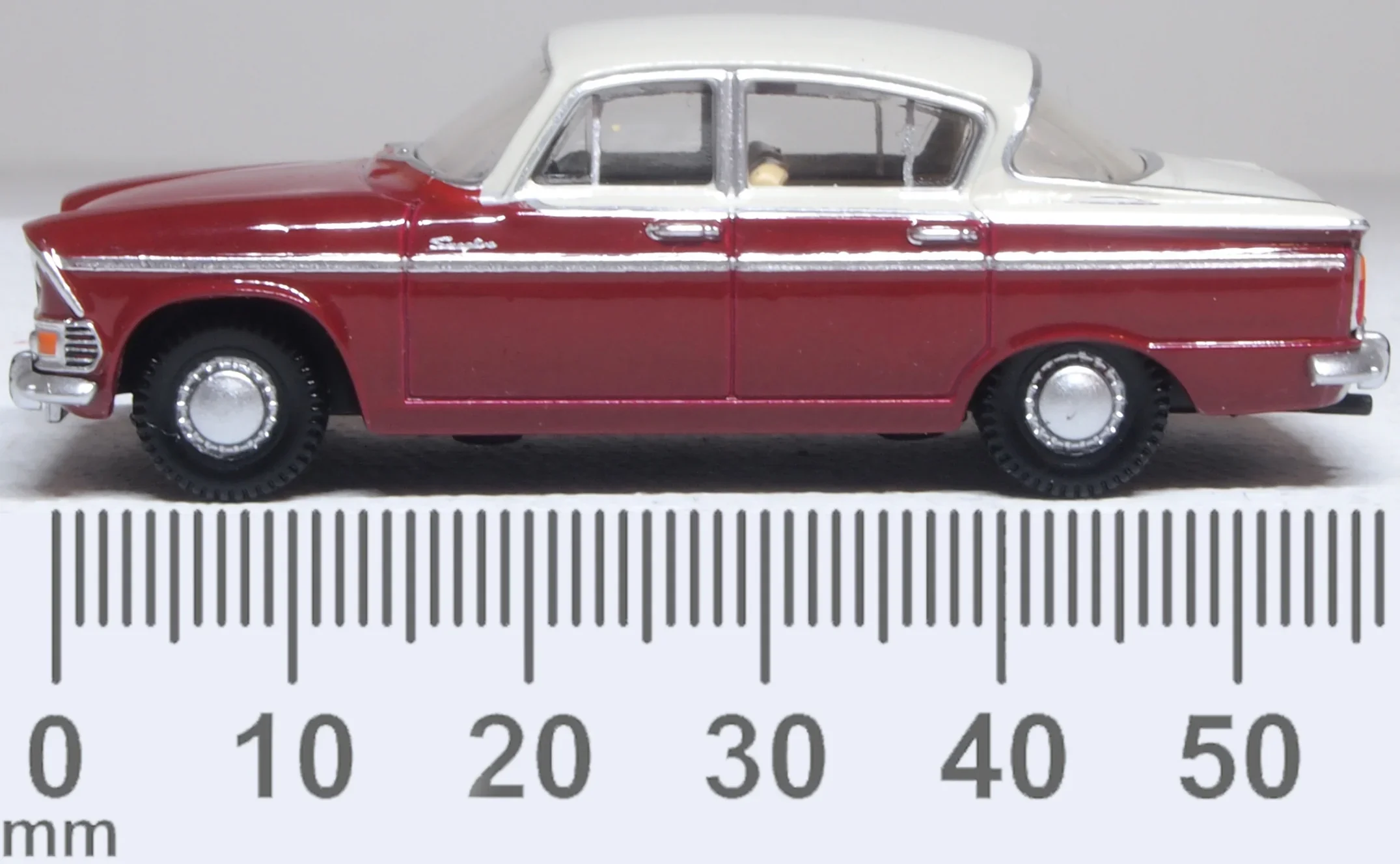 76HS002 Humber Sceptre Mk1 Pippin Red/Pearl Grey - Image 6