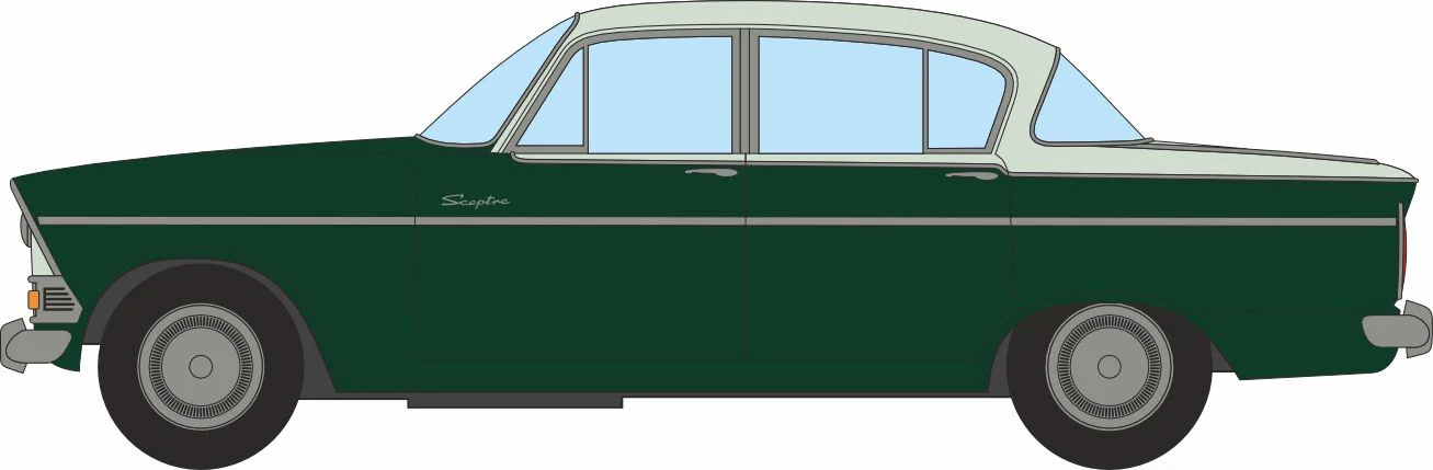76HS003 Humber Sceptre MK1 Velvet Green/Sage Green