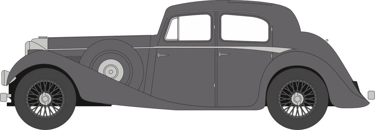 76JSS007 Jaguar SS Gunmetal