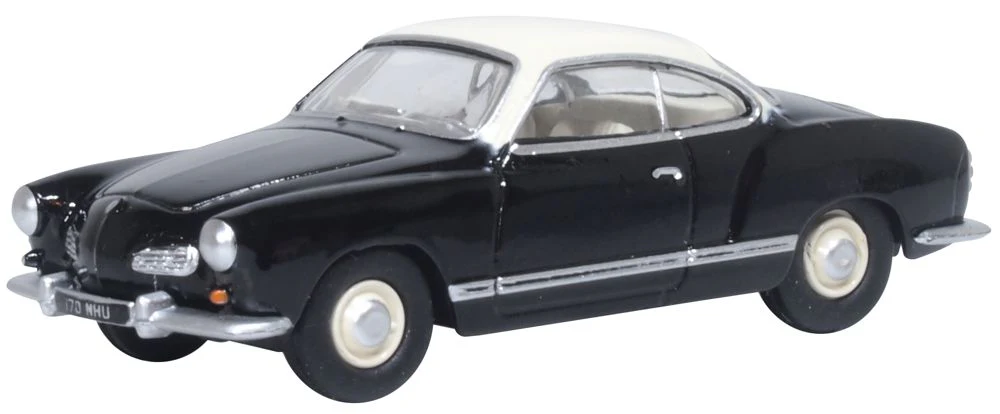 76KG002 Volkswagen Karmann Ghia Black/Lotus White