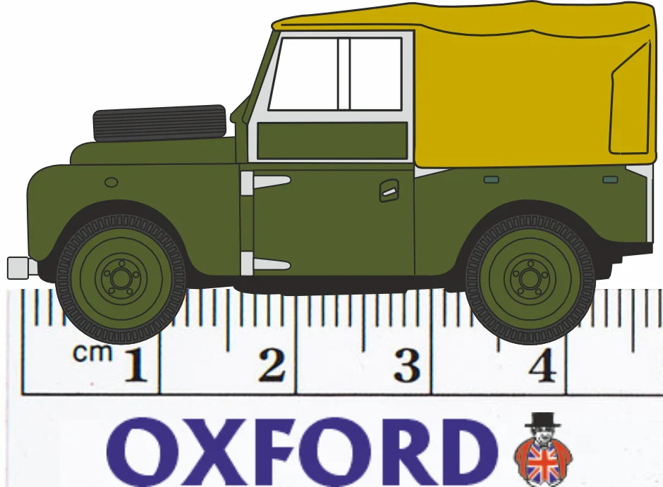 76LAN188009 Land Rover Series I 88" Canvas Bronze Green - Image 6