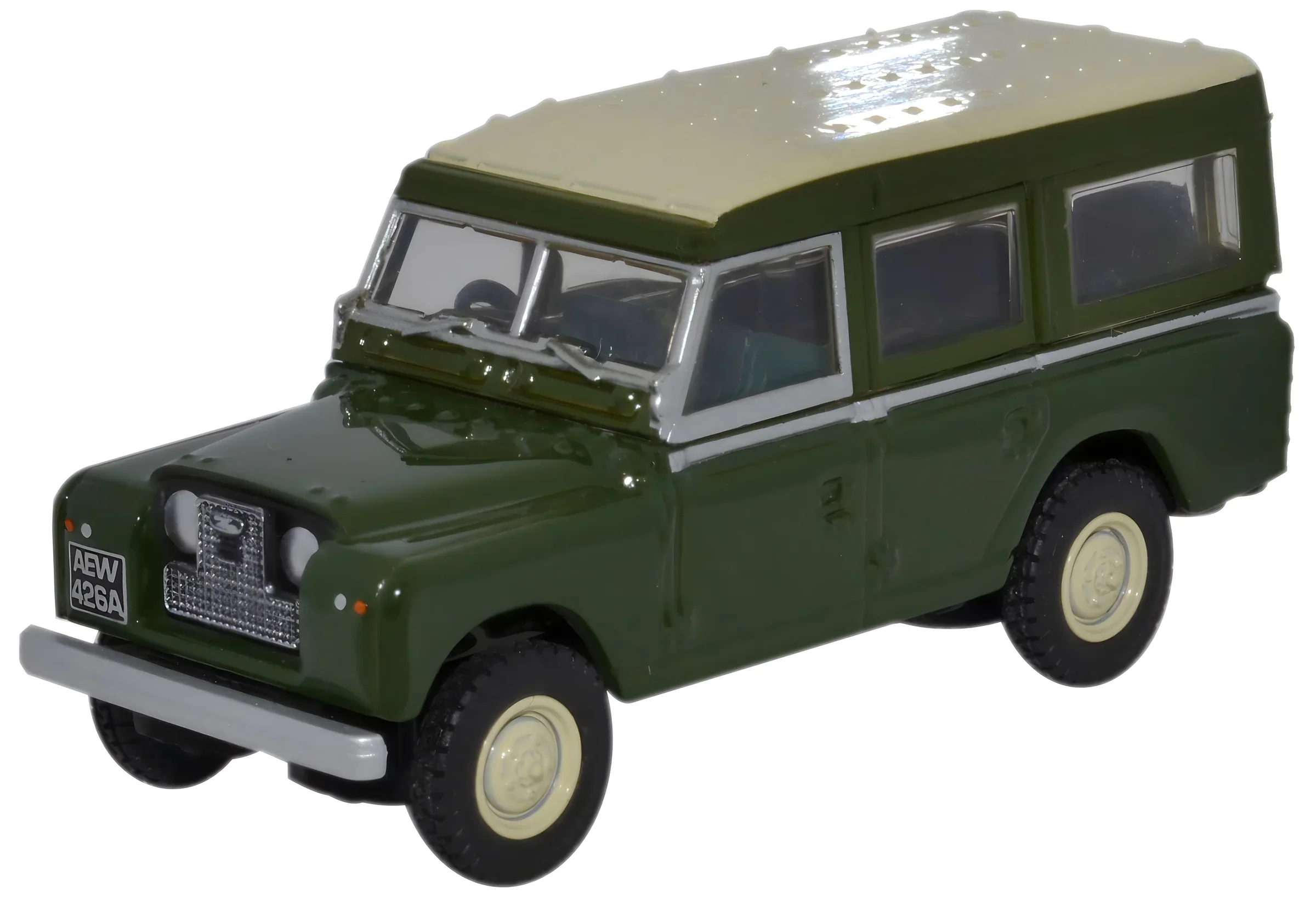 76LAN2002 Land Rover Series II Station Wagon Bronze Green