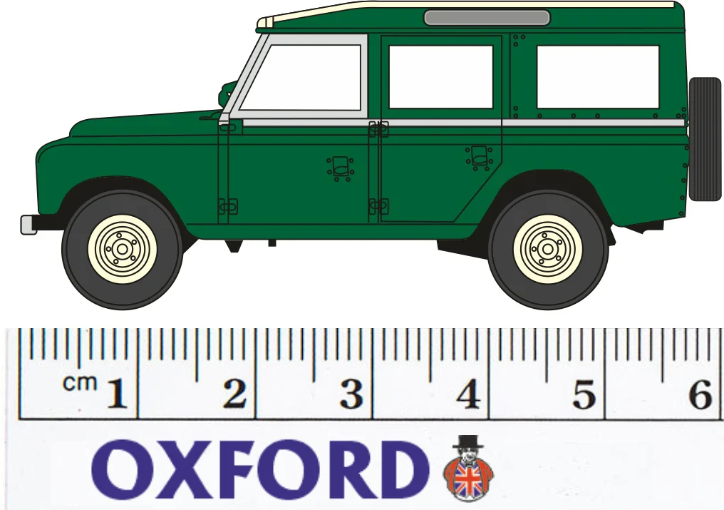 76LAN2002 Land Rover Series II Station Wagon Bronze Green - Image 2