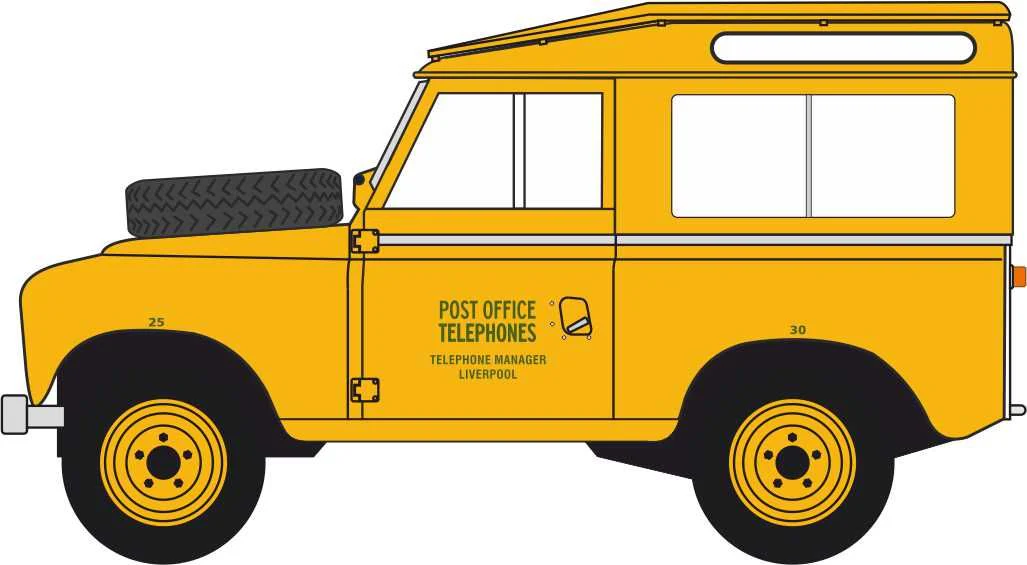 76LR3S006 Land Rover Series 3 SWB Station Wagon Post Office Telephones