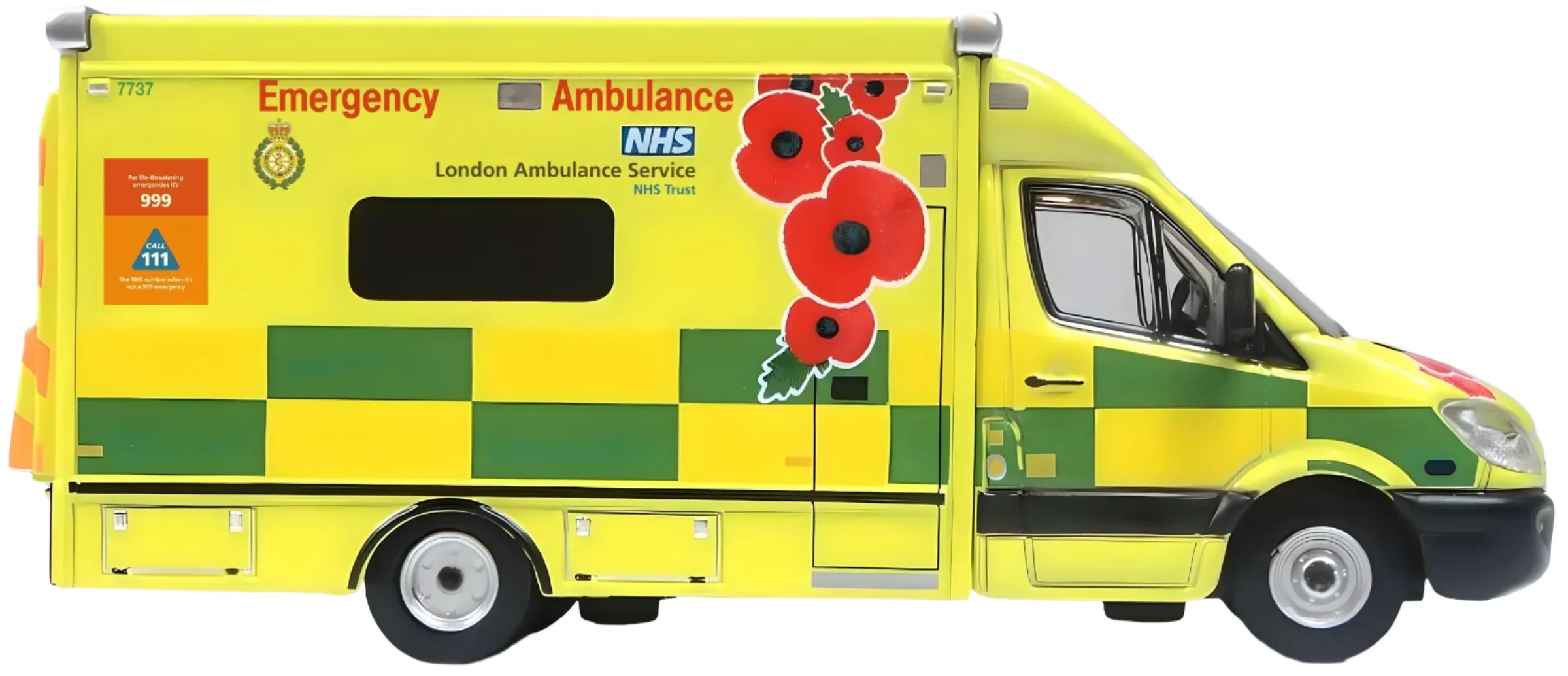 76MA007 Mercedes Ambulance London Ambulance Service Remembrance Day - Image 4