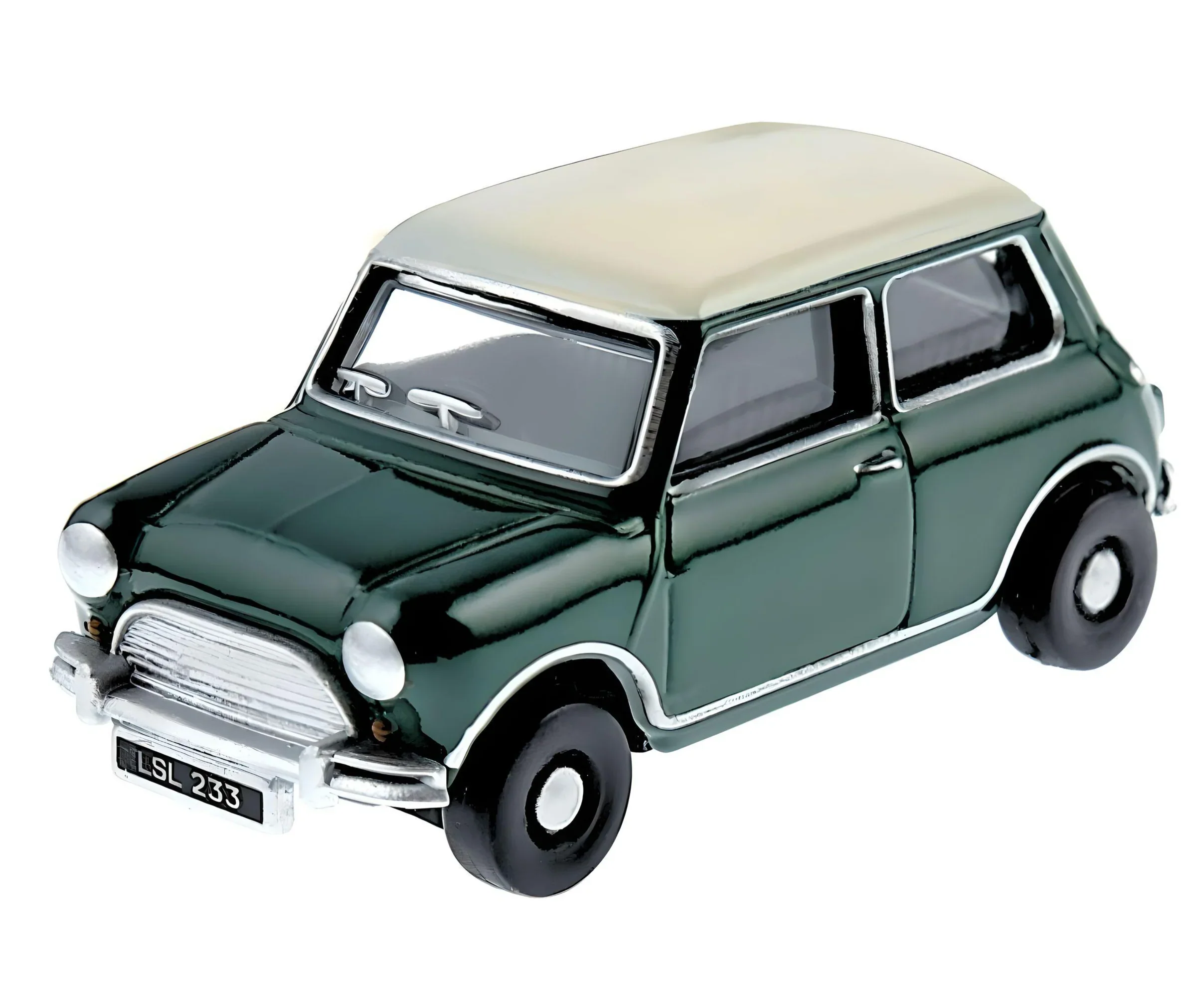 76MN003 Austin Mini Almond Green/Old English White